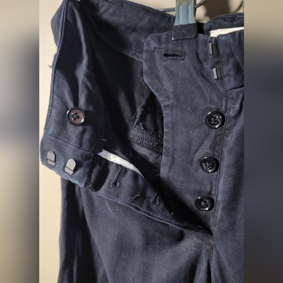 Wilfred Aritzia pleated button fly jogger style rayon blend black dress pant sz2 - Picture 3 of 6